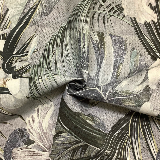 Tessuto Arredo Cotone H.280 cm Fantasia Tropicale