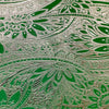 Broccato Carnevale H.150 Verde-Argento