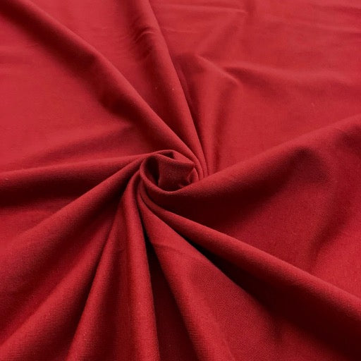 Jersey/ Maglina Di Cotone H.180cm Rosso Sangue