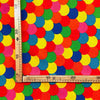 Tessuto Carnevale H.150 Pois Multicolore