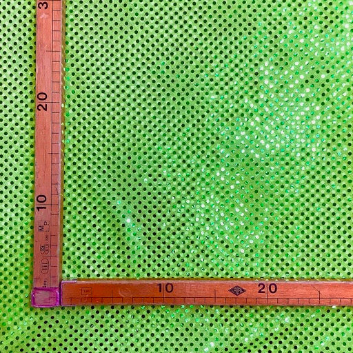 Paillettes 3mm H.100cm Verde Mela