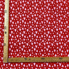 Panno Lenci H.150 cm Fantasia Natale Cuori Lurex Oro