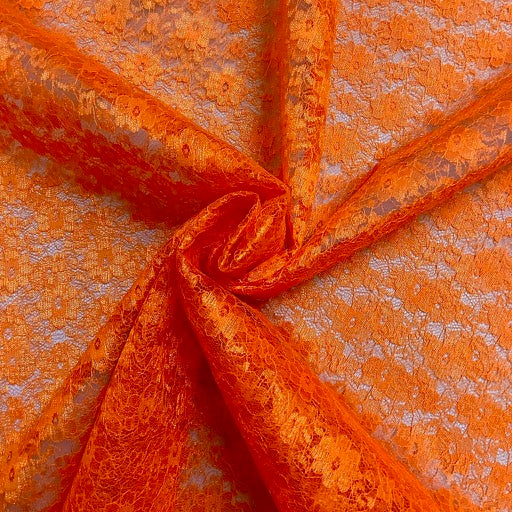Pizzo Carnevale H.140cm Fiorellino Piccolo Arancione