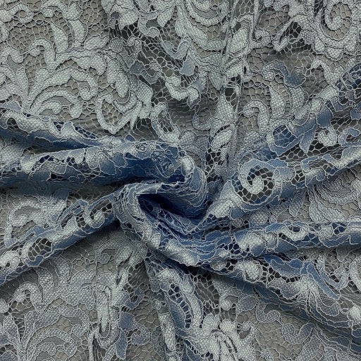 Pizzo Macramè H.130 Azzurro